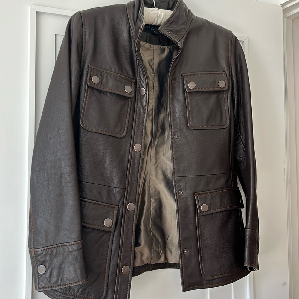 Kenneth Cole Reaction leather jacket.
